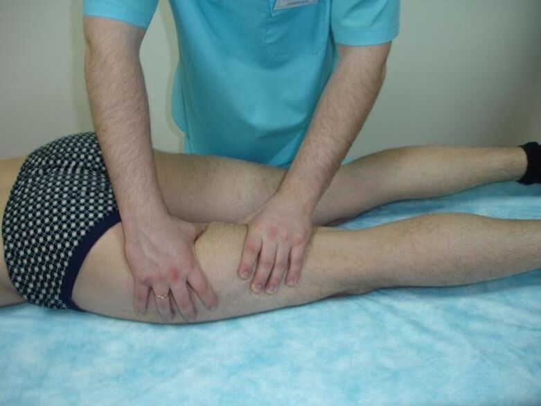 massage for varicose veins of the legs in men